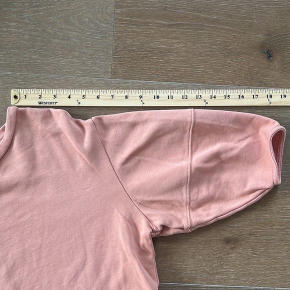 ABLE Norah Puff Sleeve Sweatshirt Pink | M - Picture 8 of 13